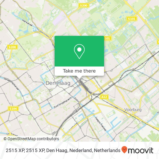 2515 XP, 2515 XP, Den Haag, Nederland Karte