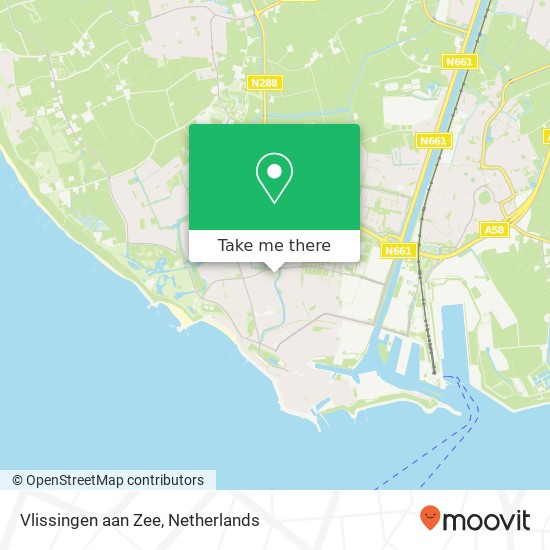 Vlissingen aan Zee map