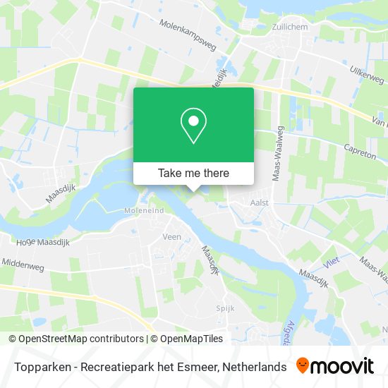 Topparken - Recreatiepark het Esmeer map