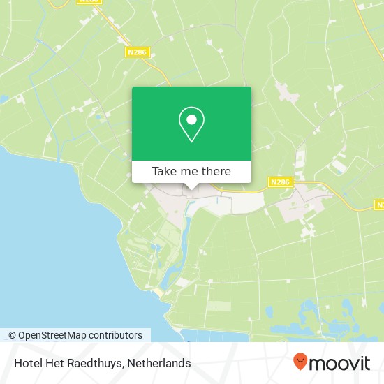 Hotel Het Raedthuys, Markt 2 map