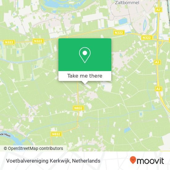 Voetbalvereniging Kerkwijk, Molenstraat 41 Karte