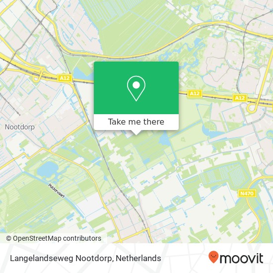 Langelandseweg Nootdorp Karte