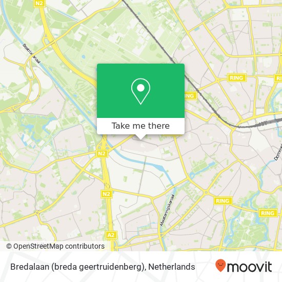 Bredalaan (breda geertruidenberg), 5652 JL Eindhoven map