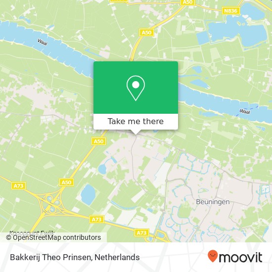 Bakkerij Theo Prinsen, Julianastraat 1 map