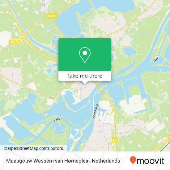 Maasgouw Wessem van Horneplein map