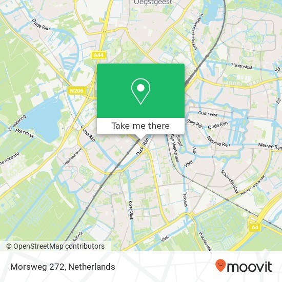 Morsweg 272, 2332 EW Leiden map