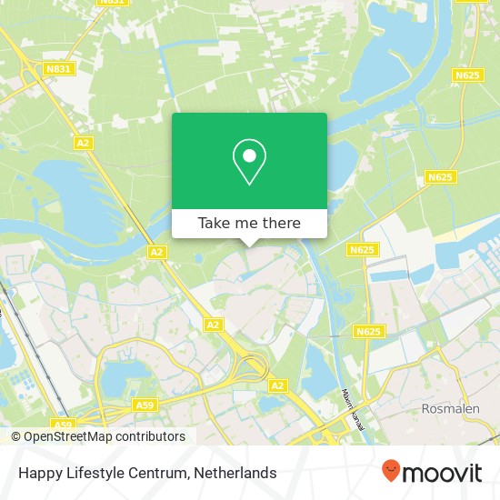 Happy Lifestyle Centrum, Akkerpad 3 map