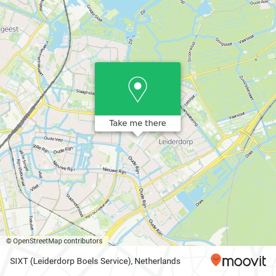 SIXT (Leiderdorp Boels Service), Touwbaan 1 map