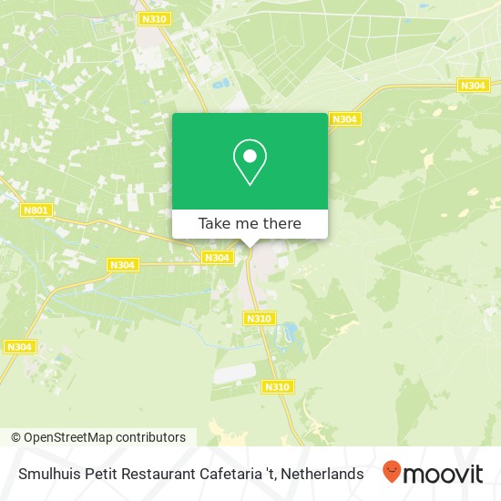 Smulhuis Petit Restaurant Cafetaria 't, Harskamperweg 6 map