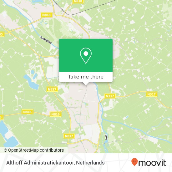 Althoff Administratiekantoor, Frank Daamenstraat 21A map