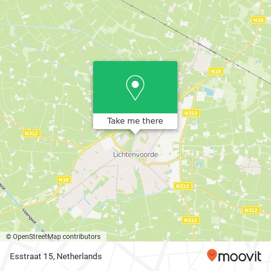 Esstraat 15, 7131 CT Lichtenvoorde map