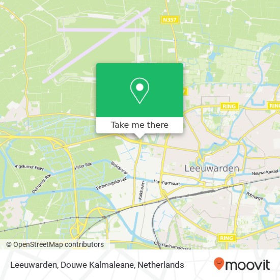 Leeuwarden, Douwe Kalmaleane Karte