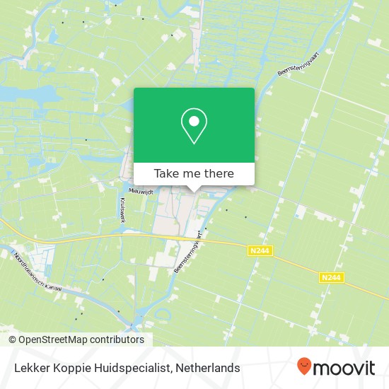 Lekker Koppie Huidspecialist, Lievelandsbuurt 4 map