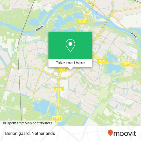 Benonigaard, Benonigaard, 6831 Arnhem, Nederland Karte