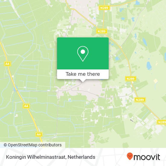 Koningin Wilhelminastraat, Kon. Wilhelminastraat, 4641 Ossendrecht, Nederland map