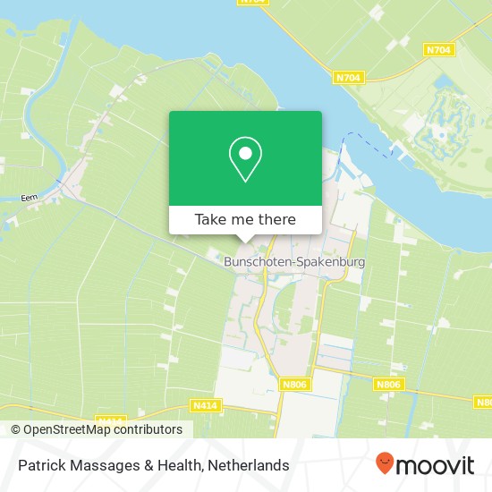 Patrick Massages & Health, Verdistraat 167 map