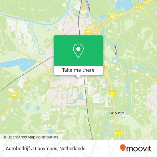 Autobedrijf J Looymans, Baarzenstraat 7 map