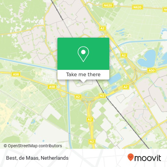 Best, de Maas map