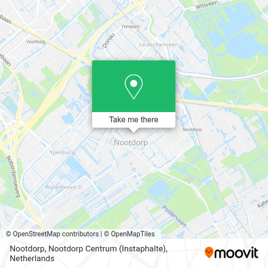 Nootdorp, Nootdorp Centrum (Instaphalte) map
