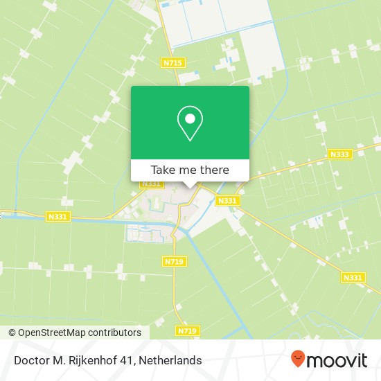 Doctor M. Rijkenhof 41, Doctor M. Rijkenhof 41, 8316 CZ Marknesse, Nederland map