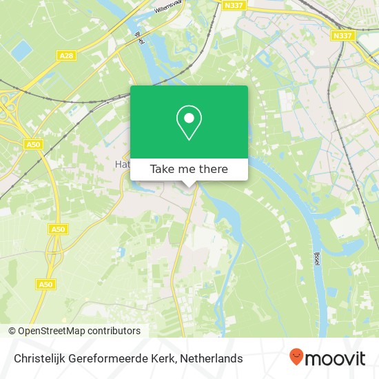 Christelijk Gereformeerde Kerk, Korte Kerkstraat 8 map