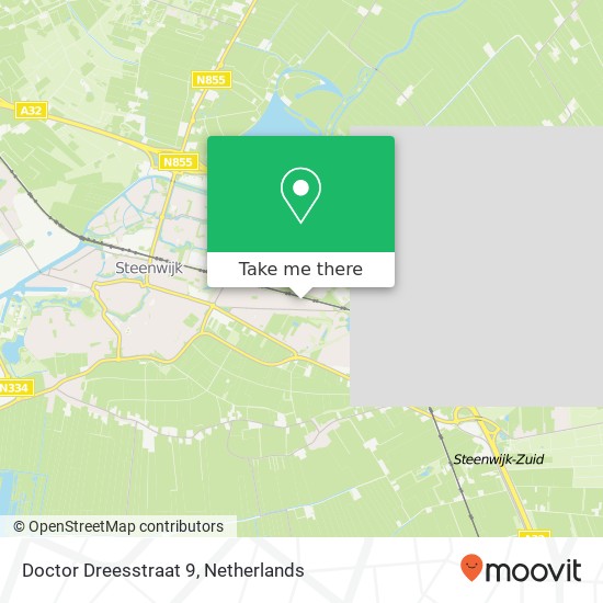 Doctor Dreesstraat 9, 8331 AX Steenwijk Karte