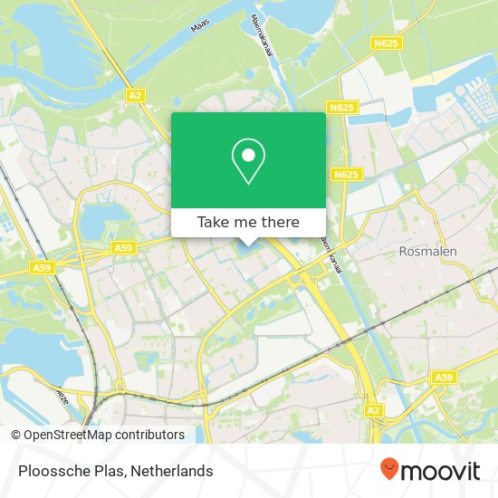 Ploossche Plas map