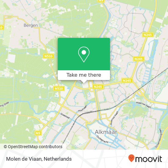 Molen de Viaan, Havinghastraat map