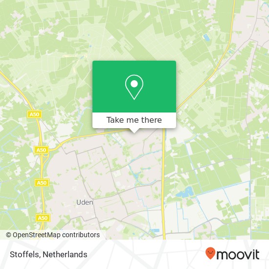 Stoffels, 5403 Uden map