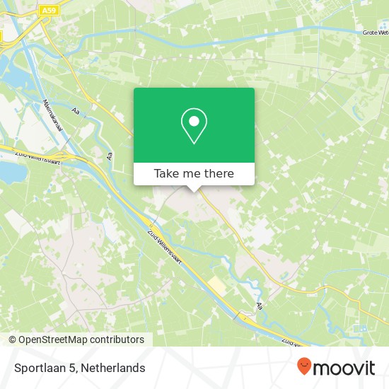 Sportlaan 5, 5258 HN Berlicum map