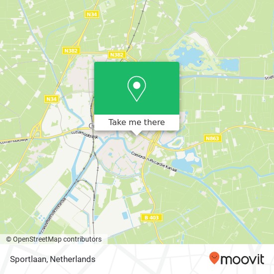 Sportlaan, 7742 Coevorden map