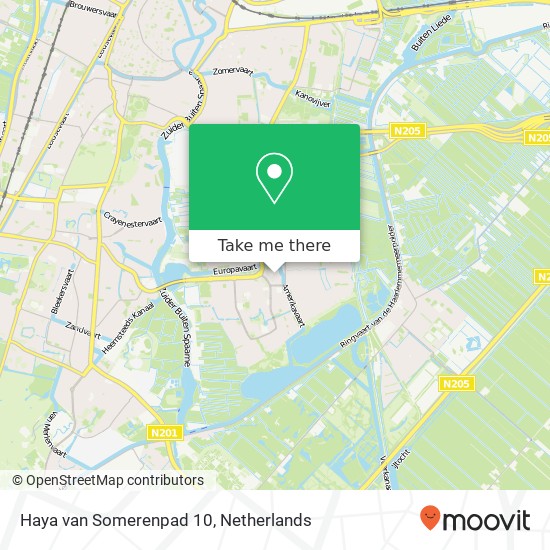 Haya van Somerenpad 10, 2036 AK Haarlem map