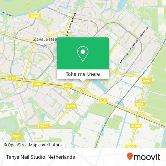 Tanya Nail Studio, Industrieweg 14F map