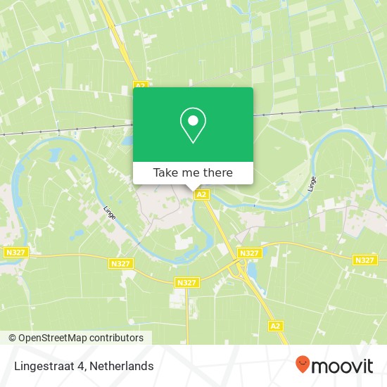 Lingestraat 4, 4153 AZ Beesd map