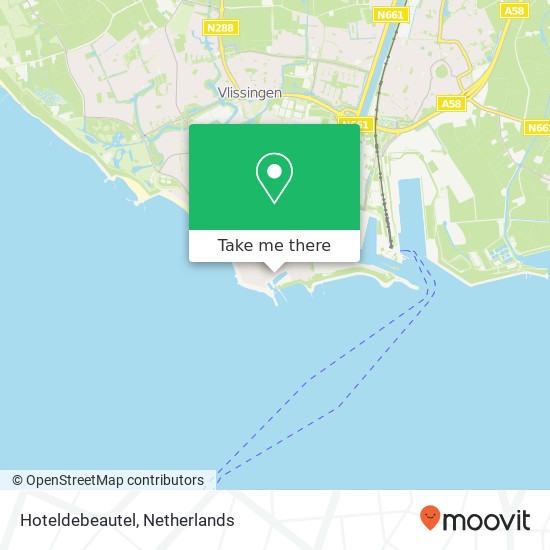 Hoteldebeautel, Nieuwendijk 17 map