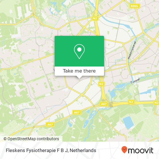 Fleskens Fysiotherapie F B J, Kapelstraat-Zuid 3 map