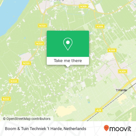 Boom & Tuin Techniek 't Harde, Vaarbekerweg 11 map