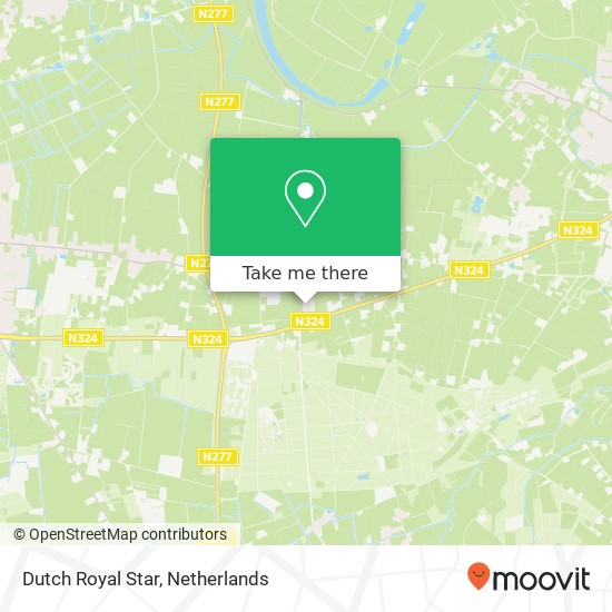 Dutch Royal Star, Monseigneur Borretstraat 59 map