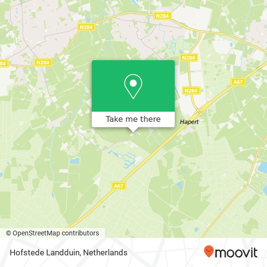 Hofstede Landduin, Schouwberg 8 map