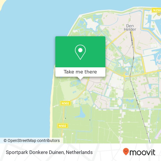 Sportpark Donkere Duinen, Bremstraat Karte