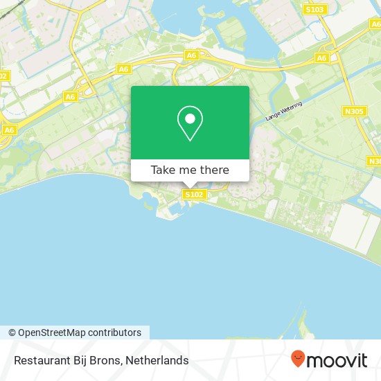 Restaurant Bij Brons, Sluis 3 map