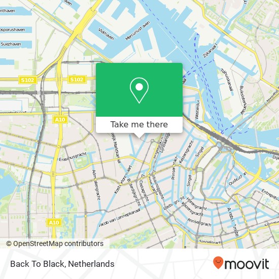 Back To Black, Van Hallstraat 268 map