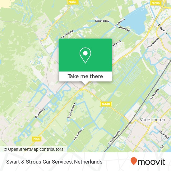 Swart & Strous Car Services, Rijksstraatweg 447 map