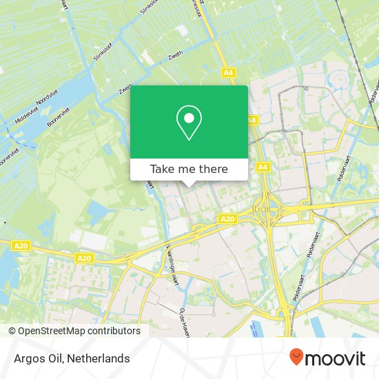 Argos Oil, Anna van Saksenweg 2 map