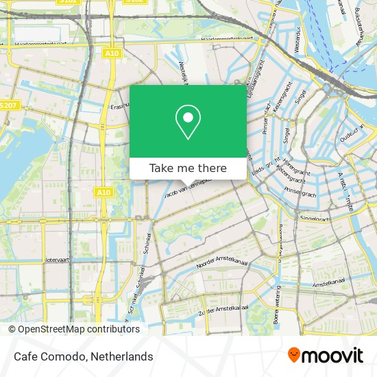 Cafe Comodo map