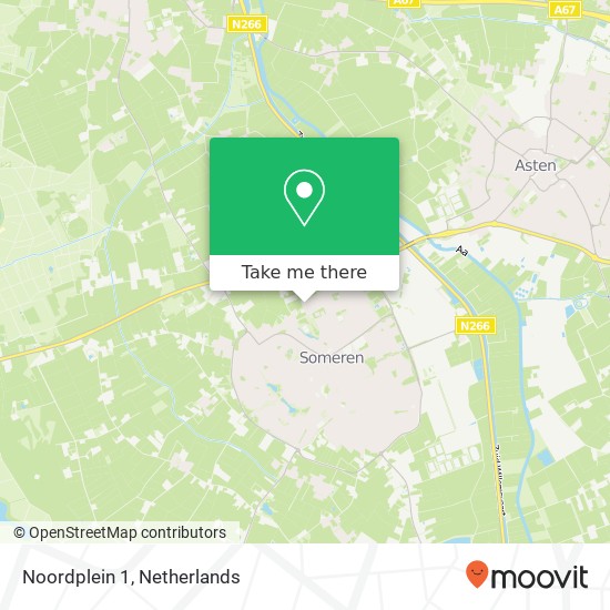 Noordplein 1, 5711 VN Someren Karte