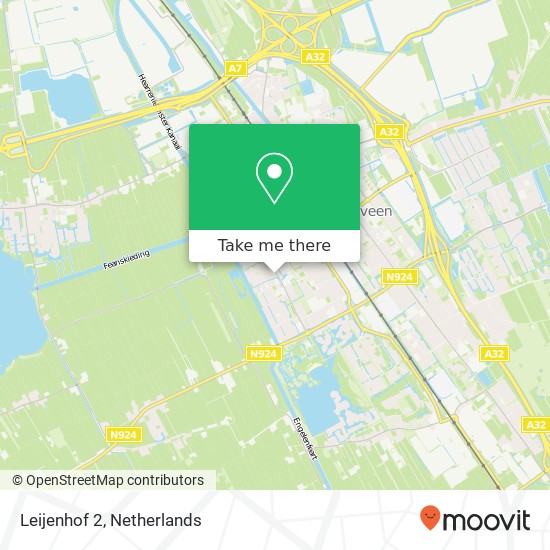 Leijenhof 2, 8446 LD Heerenveen map