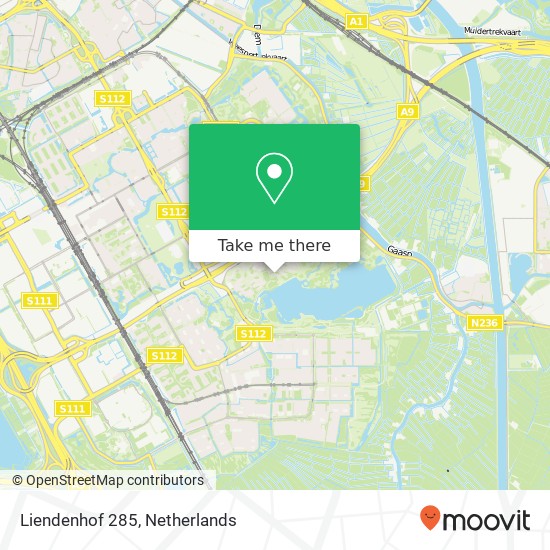 Liendenhof 285, 1108 HT Amsterdam map