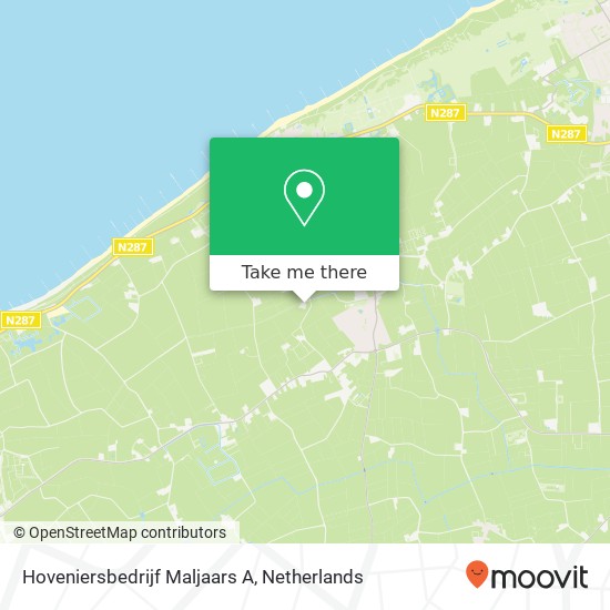 Hoveniersbedrijf Maljaars A, Brouwerijweg 9 map