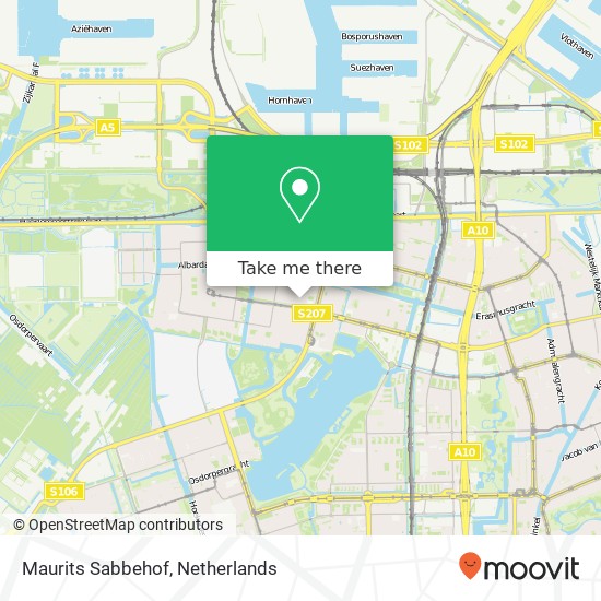 Maurits Sabbehof, Maurits Sabbehof, 1064 Amsterdam, Nederland map